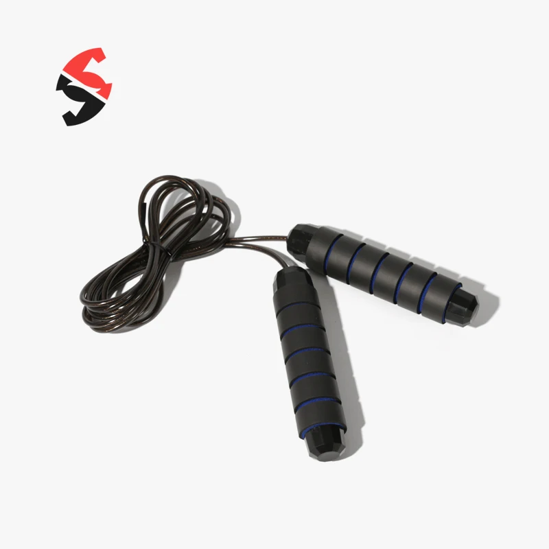 Adjustable Home Fitness Heavy Duty High Speed Jump Rope Skipping Rope With Ball Bearing