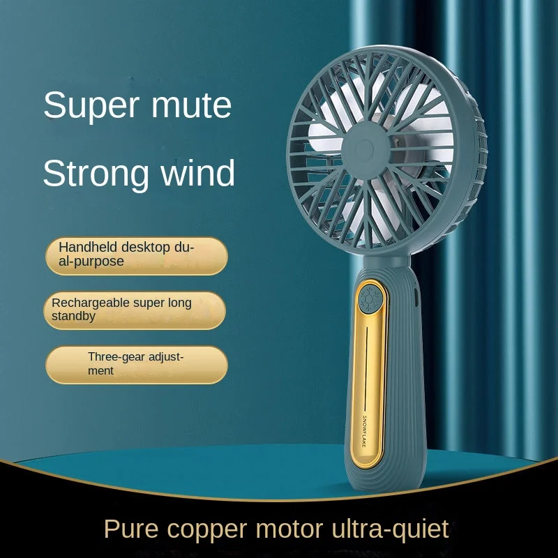 New product mini portable handheld customized color battery fan replaceable battery life handheld electric fan