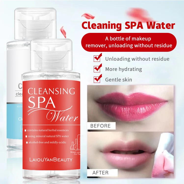 Gently soothing makeup remover 300ml Moisturizing cleaning water for face oil free anti acne