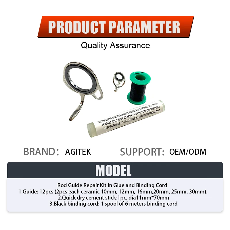 Fishing Rod Guide Replacement Kit Accessories Sea Fishing Rods Components Fishing Terminals