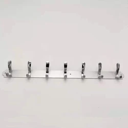 Модные стильные аксессуары для ванной комнаты, металлический настенный крючок для одежды и халата