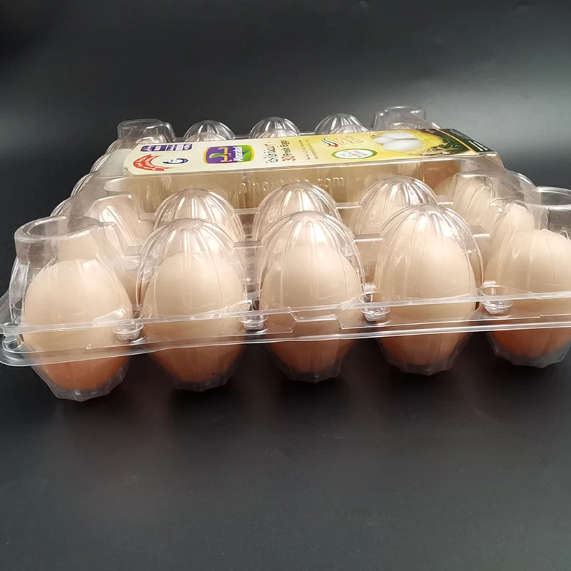 30 hole customized pet environmental friendly plastic flip egg tray