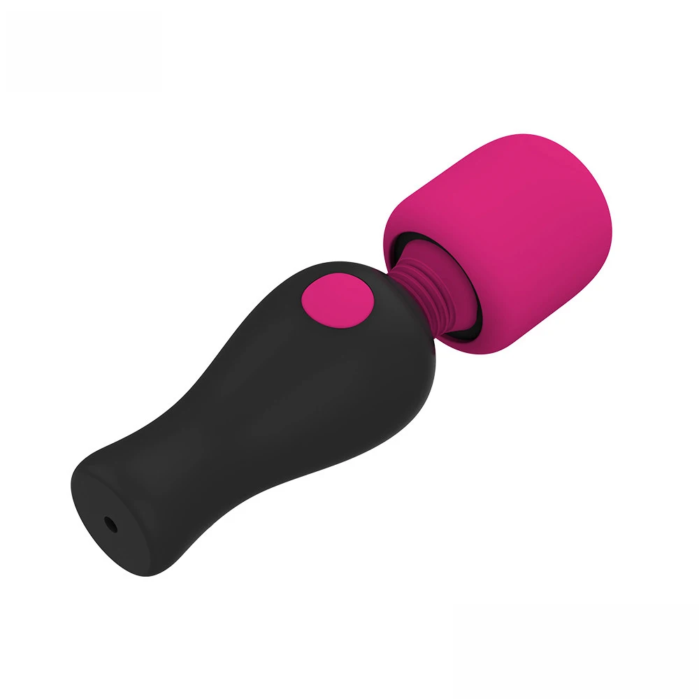 
Hot Selling Silicone USB Reacharge Stong Powerful Handheld Mini Wand Men Women Vibrators Wireless Massager 