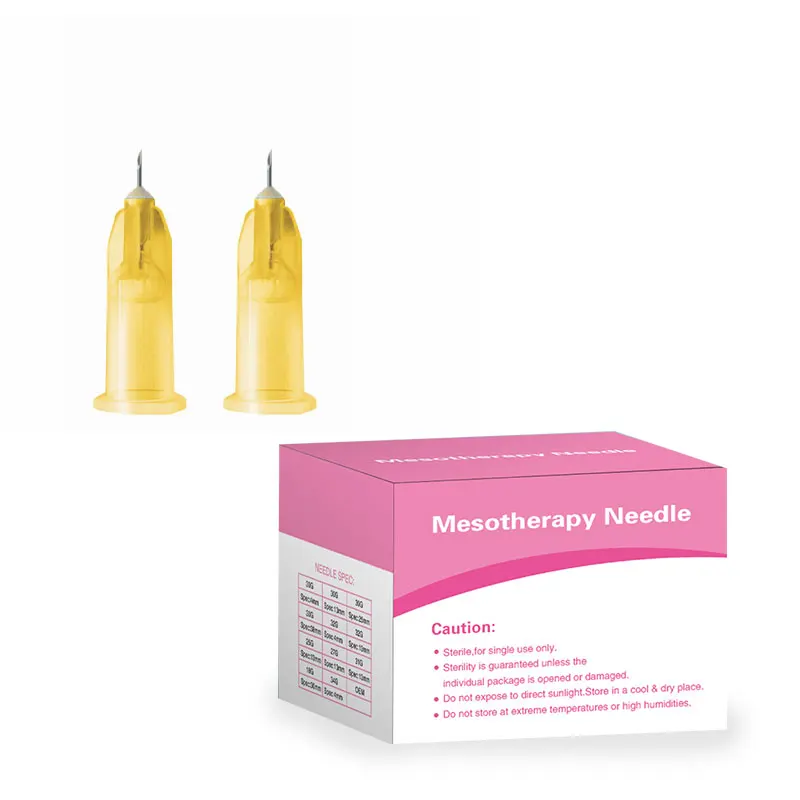 Medical Disposable Sterile Hypodermic Needles 18g 25g 27g 30g 31g 32g 34g 4mm Stainless steel Mesotherapy Needle