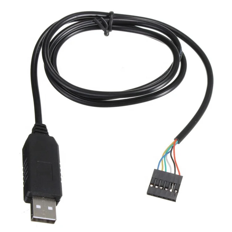 FTDI Mini USB to TTL Serial 3.3V Adapter Cable 6 Pin Female Socket Header UART IC FT232RL Chip For Windows 11 10 8 7