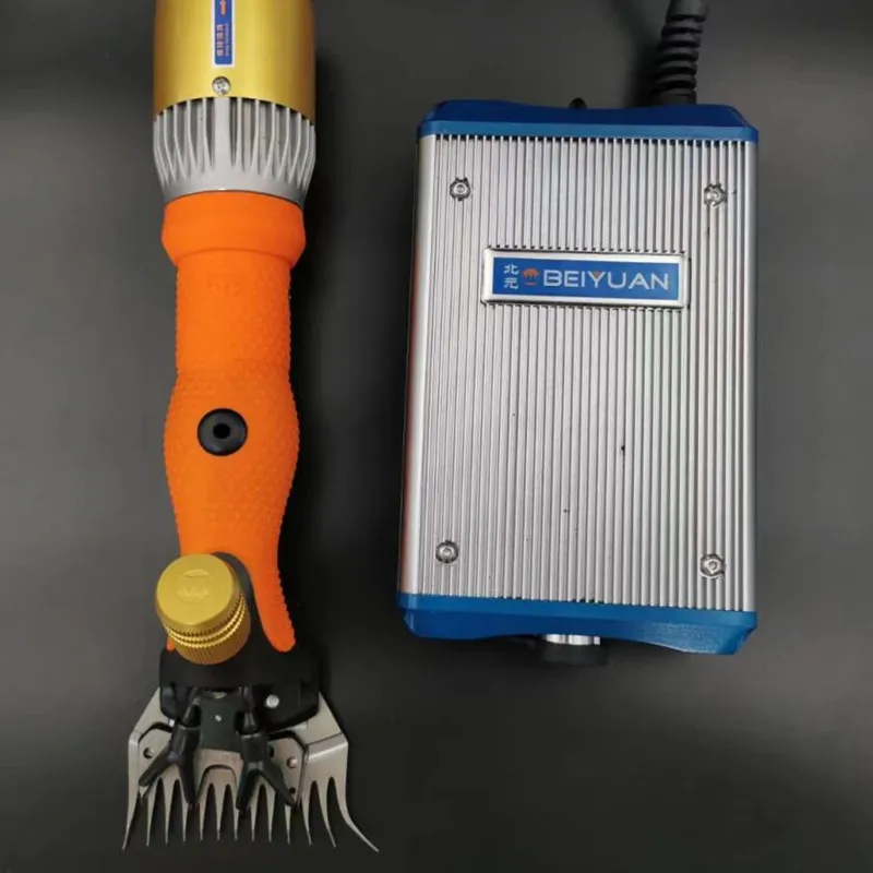 BEIYUAN Portable  Electric Sheep Shearing Machine Clipper Electric Cutting Walter DC Brushless High -speed  Wool Clipper Orange