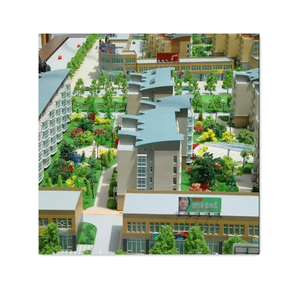 Latest Contemporary Scenery Model and land layout scale model for showing /making all kinds of customized building models