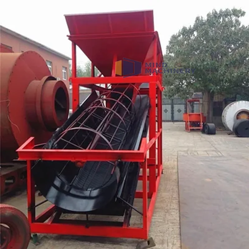 Mobile stone and sand screening machine