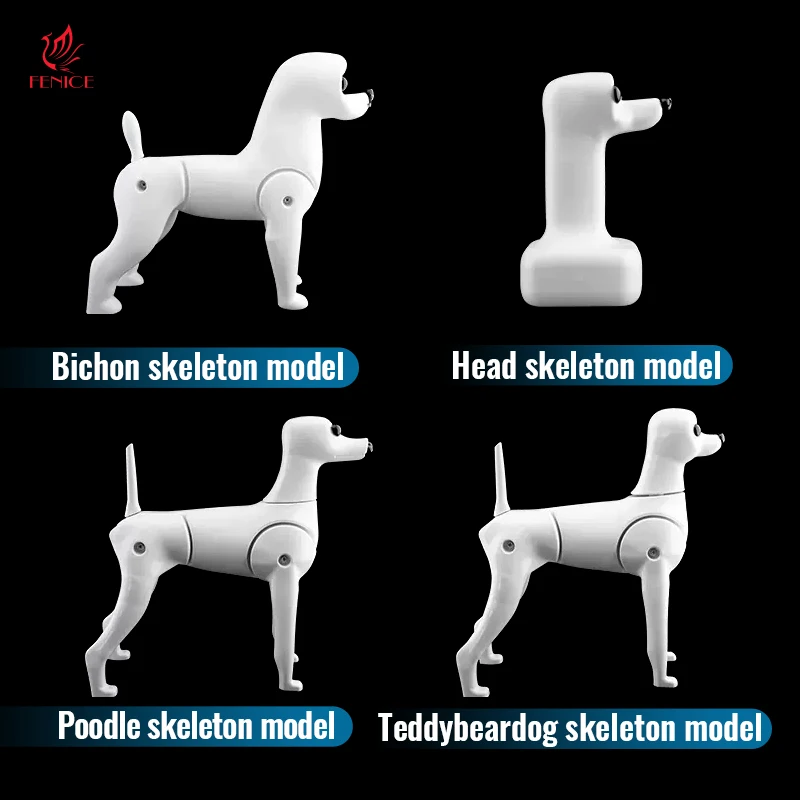 Pet Supplies Poodle Teddy Professional Beauty Simulation Faux Dog Hair Model Teddy For Grooming Practice Pet Faux Hair Fur Wig