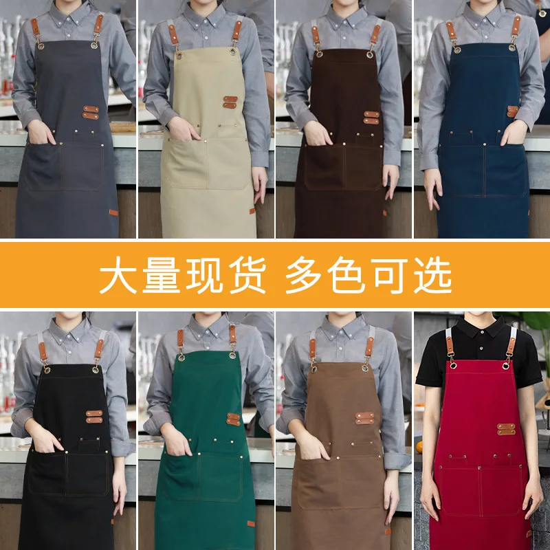 Waterproof and oil-proof cooking apron Kitchen apron