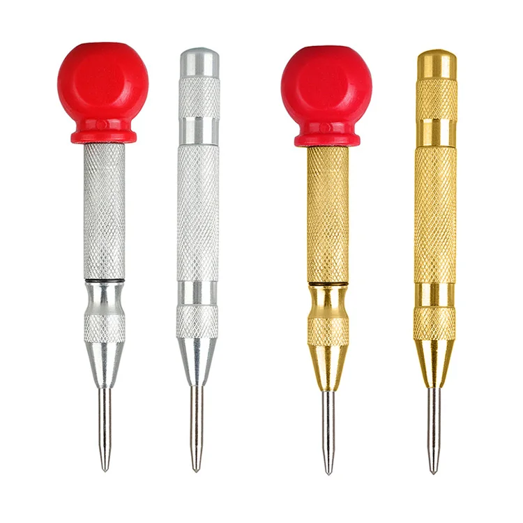 2021 HSS Straight Rod Hand Tool Center Hole Punch for Metal or Wood Automatic Center Punch