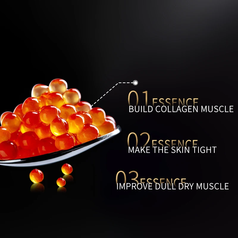 OEM Whitening Moisturizing Face Cream Anti-Aging Anti-Wrinkle Skin Lifting Capsule Serum Caviar Capsules Cream Serum Skin Care