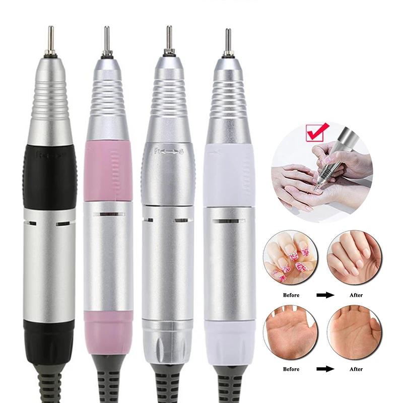 Portable nail drill pen machine acrylic remover device handpiece nail drill hand piece pen designed nail manicure grinder handle
