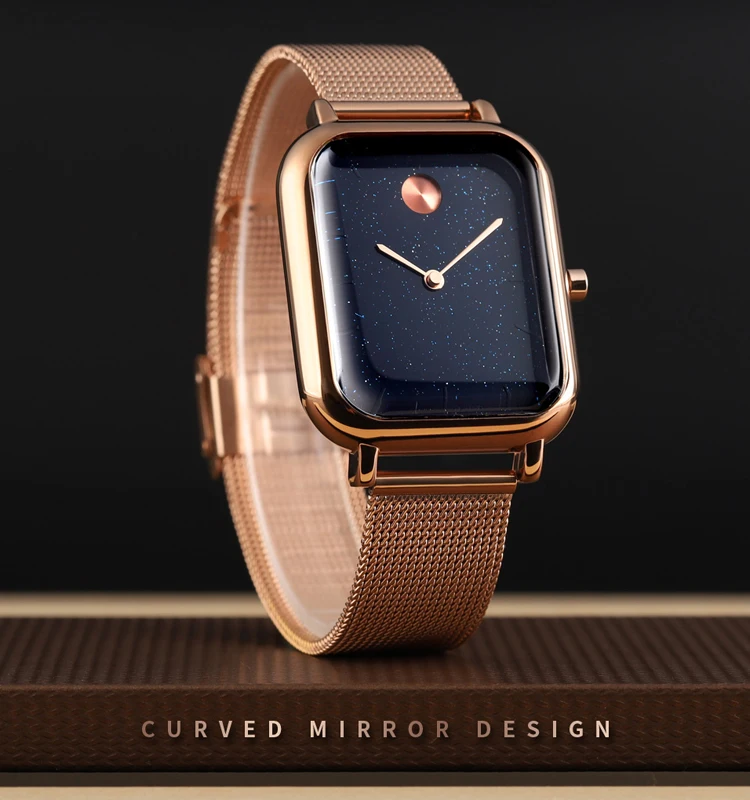 Starry Dial SKMEI 9187 Luxury Stainless Steel Band with 3ATM Waterproof Fashion Simple Design Quartz Watches for Men