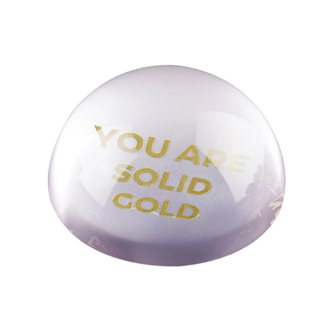 Хрустальное стекло пресс-папье хрустальный купол полушар увеличительное украшение для учителя подарки базовая продукция