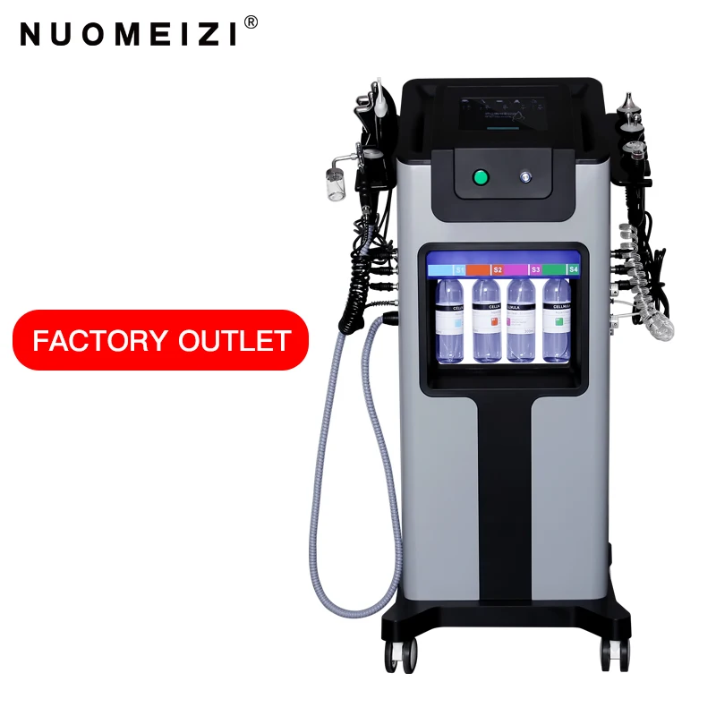 Multi-functional H2o2 Aqua Peel Facial Pore Cleaning Skin Rejuvenation Oxygen Jet Dermabrasion Machine