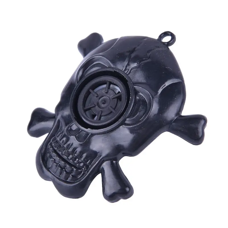 Plastic Whistle Funny Gift Props Skull With Penacho Death Whistle Small Durable Plastic Siren Noise Maker  Party Whistles