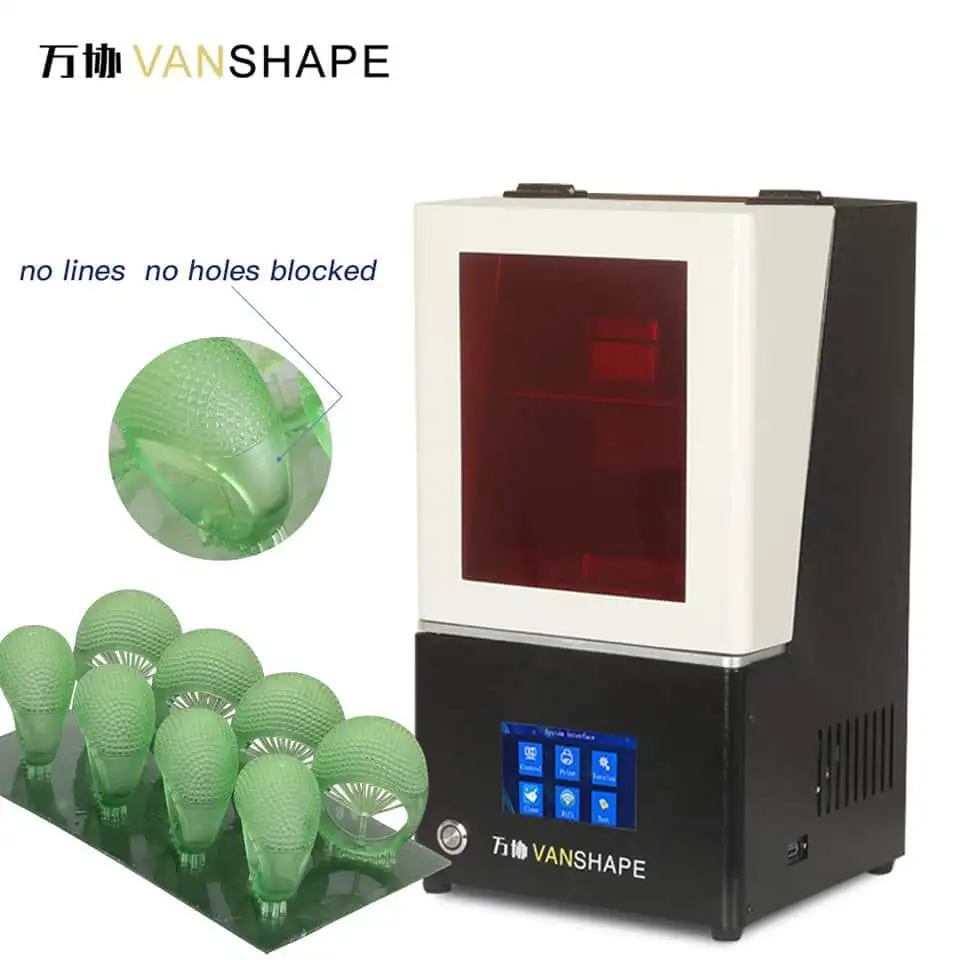 Vanshape LCD Fast Printing UV Curing Dental Jewellery 3D Printer Photosensitive Resin 3D Printer