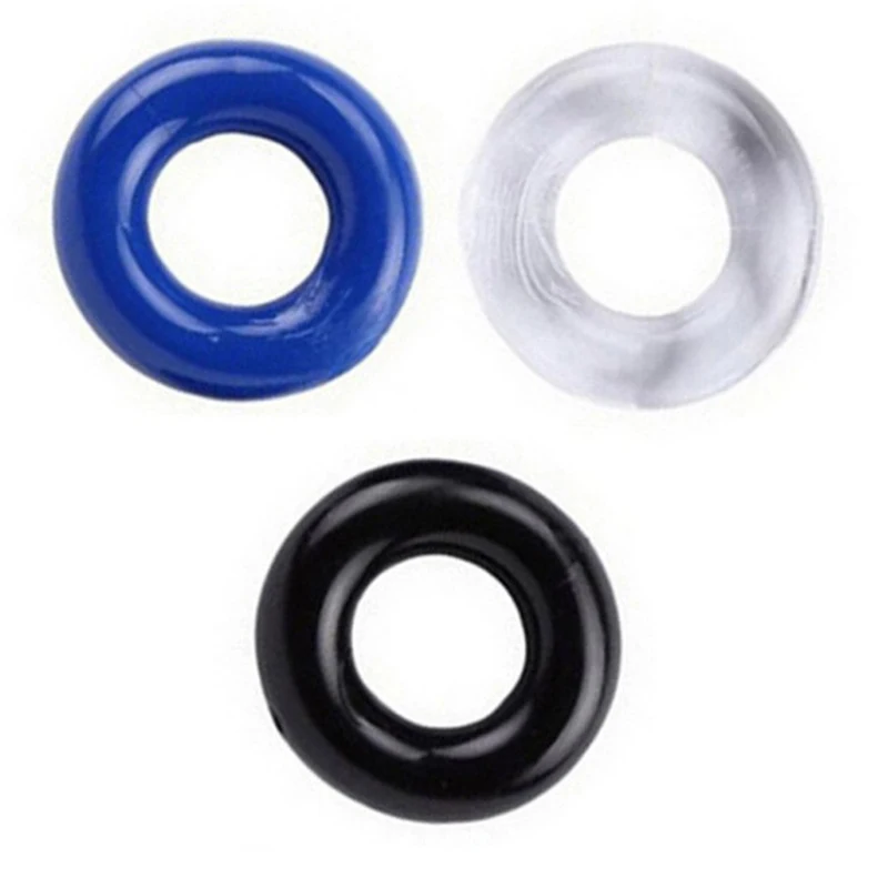 2024 Silicone Durable Cock Penis Ring Ejaculation Delay Cock Rubber Rings Penis Enlargement Sex Toys For Adult Men Male