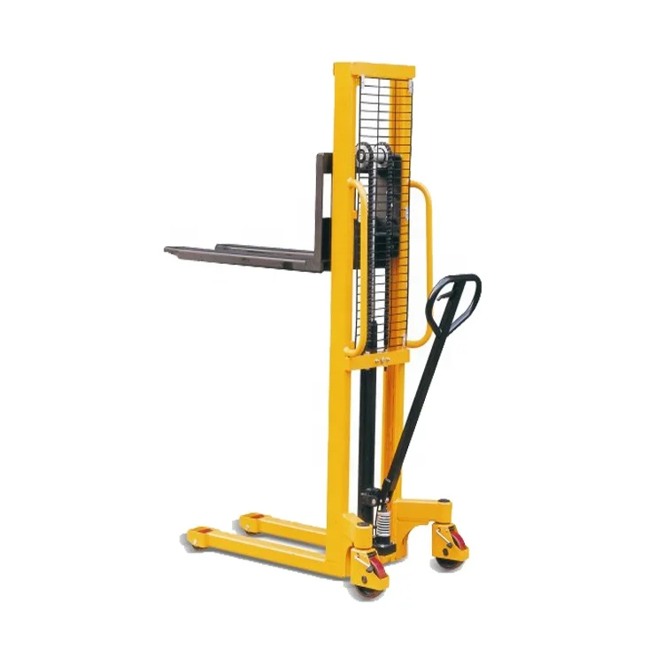 Chinese brand Manual hydraulic forklift trucks portable hydraulic lift pallet stacker