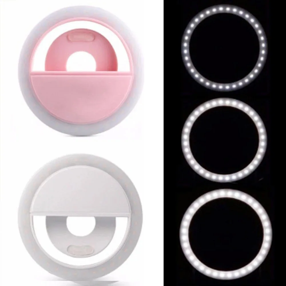 Promotional Phone Light Selfie The angle rings custom logos girly selfie light charging Light for universal Mobile Phones