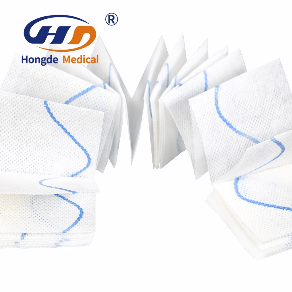 Soaking Tactical Portable Medical Emergency Trauma Care Z-folded For Wound Dressing Outdoor Kaolin Z-fold Hemostatic Gauze