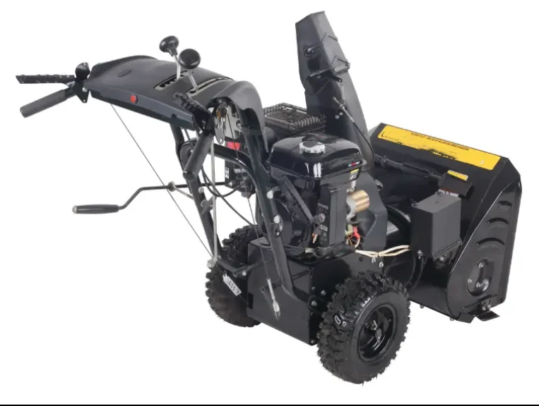 Hand-push friction disc snow dryer gasoline-powered snow remover small snow blower