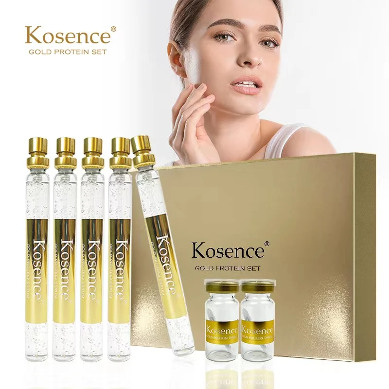 Kosence anti ageing line face lifting hilos standard gold protein thread with no needle