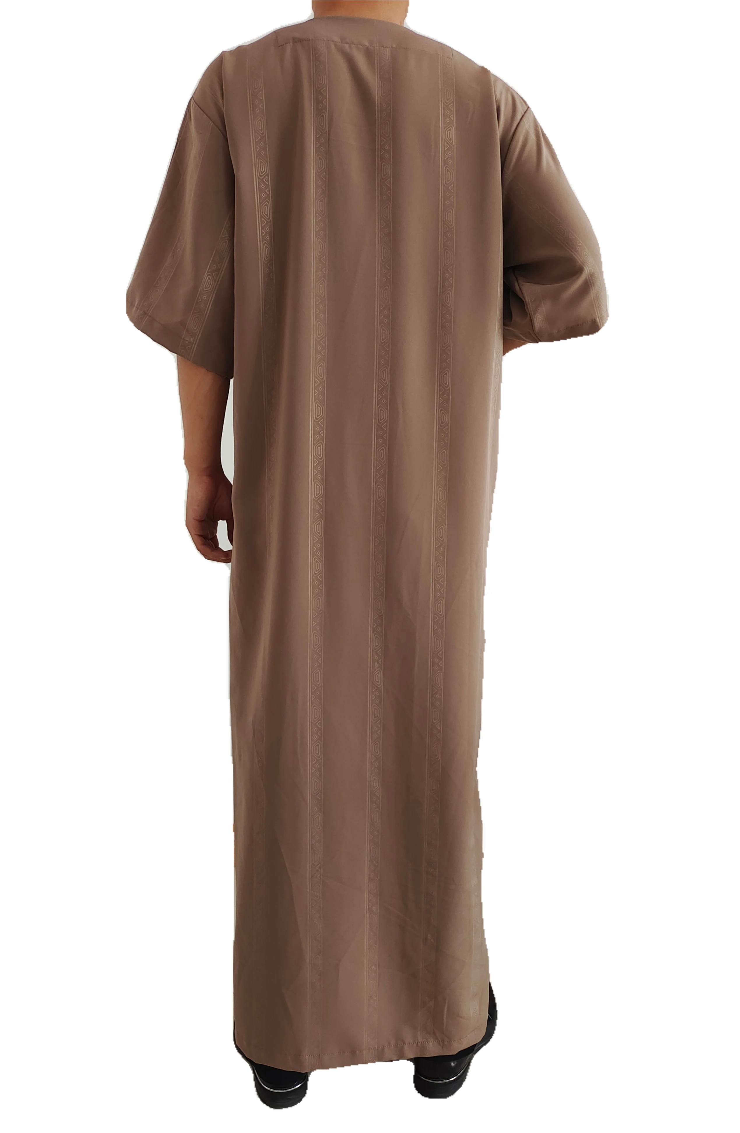 Wholesale New Design Muslim Loose And Breathable Arabian Short-sleeved Islamic Muslim Clothing Dresses