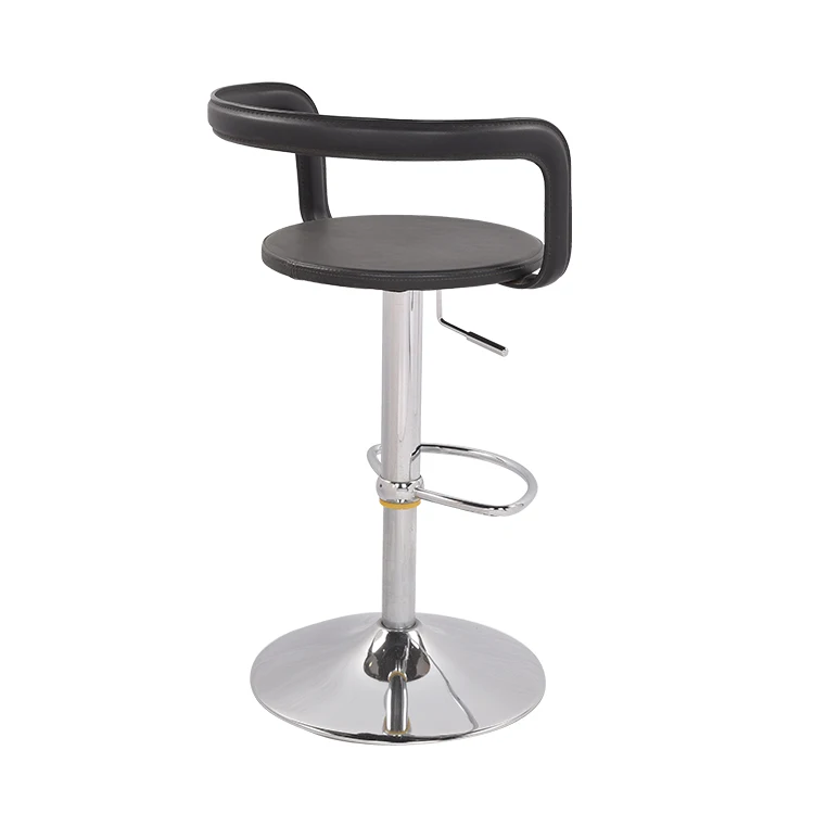Adjustable Modern Counter Height Barstools Swivel European Bar Stools Dining Chair With Back
