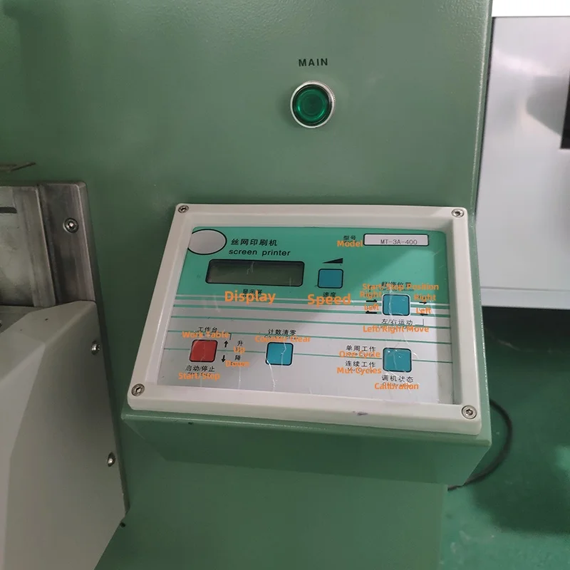 Semi Automatic Screen Printing Machine For Pens Bottles Paper Cups Single Color Screen Printing Presses