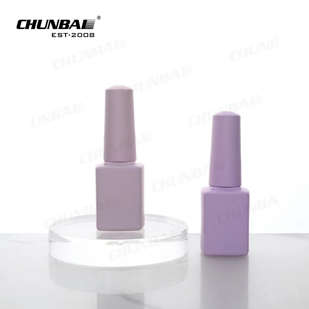Wholesale Purple Reusable 10Ml 15 Ml Design Customized Private Label Large Gel Nail Polish Empty Classy Bottle For Nail Polish