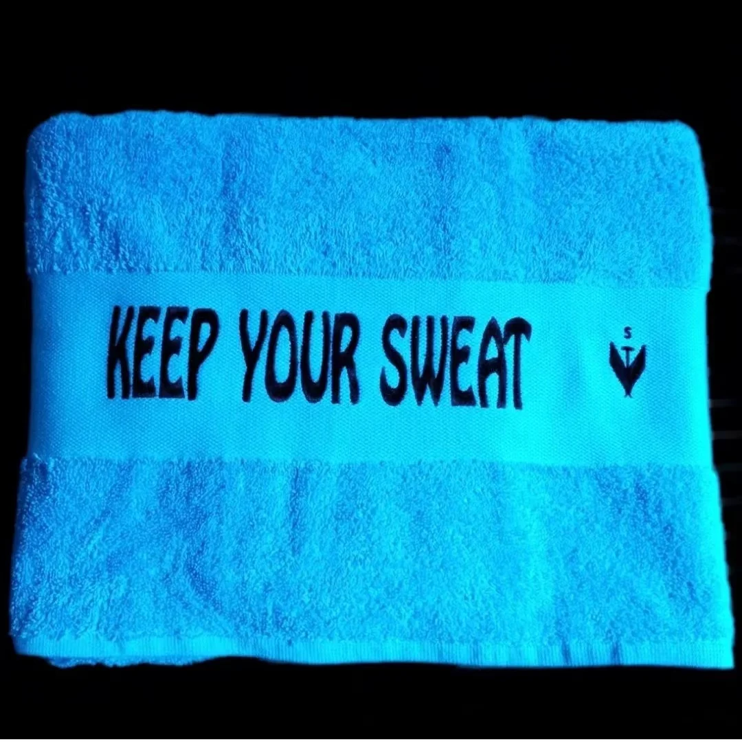 Sport Towel 100% Cotton Terry Luxury custom Gym Towel with logo