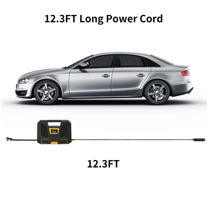 CARSUN Best-selling Cordless Motorcycles Tire Inflators Recharge 22 Cylinder Bike Tyre Air Compressor