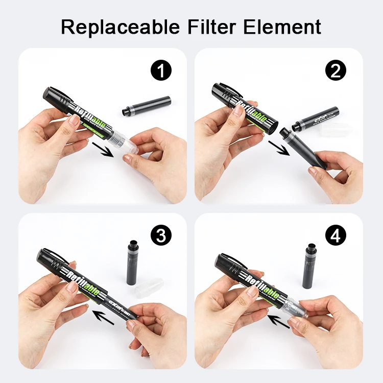 GXIN G-206A Hot selling white board pen Non-Toxic refillable dry erase pen refill ink school office whiteboard marker