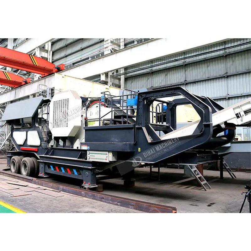 Combined Mobile Concrete Crushing Machine Price Mobile Aggregate Crusher And Screening Plant