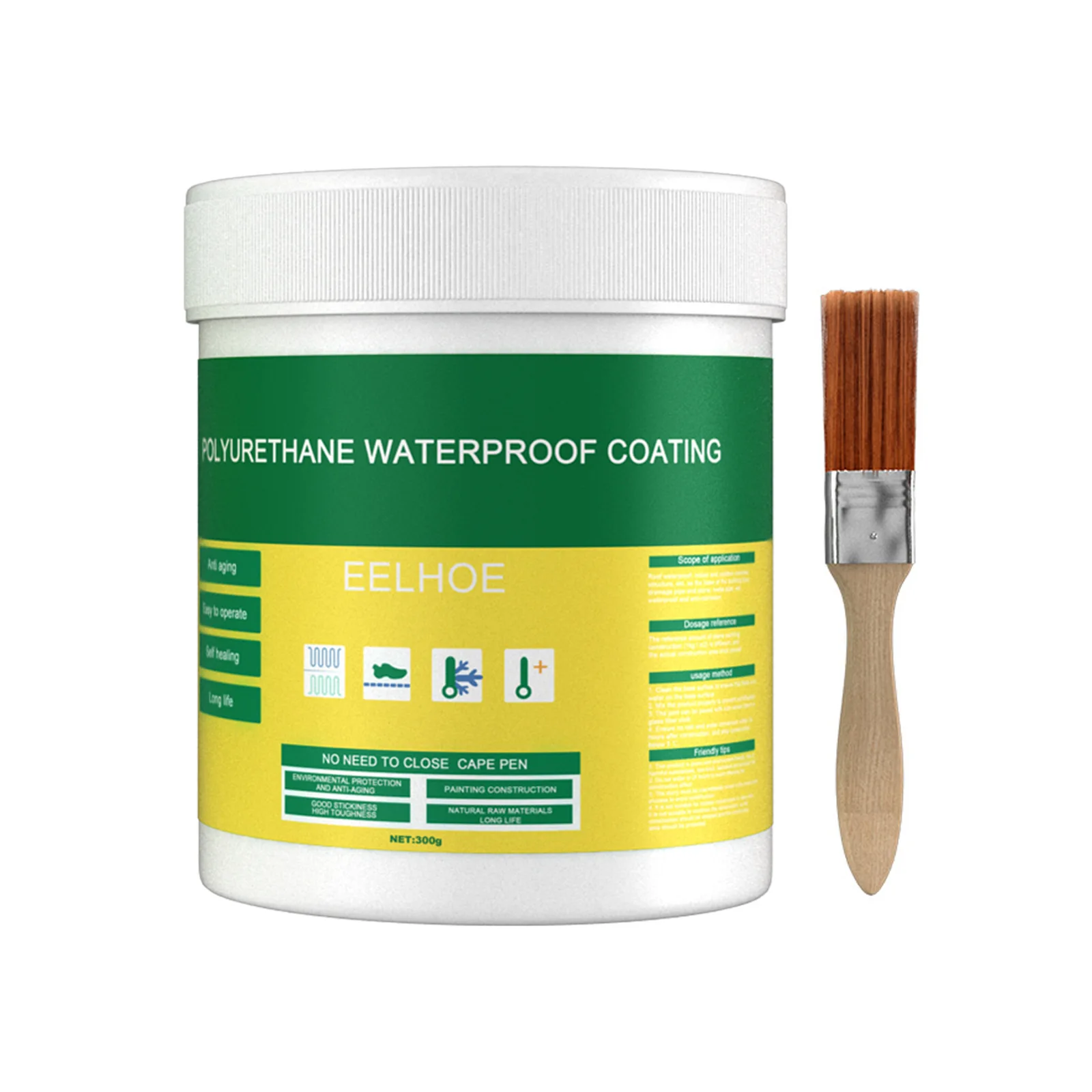 Waterproof agent transparent waterproof adhesive exterior wall bathroom toilet floor tile infiltration type wall leakproof paint
