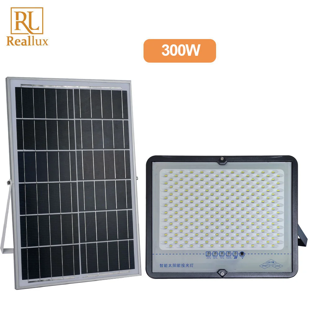 
500W Solar Sensor Street Light LED 2835SMD Waterproof IP65 Outdoor Garden Lamp Aluminum Solar Panel Pure White 6500K With Pole 