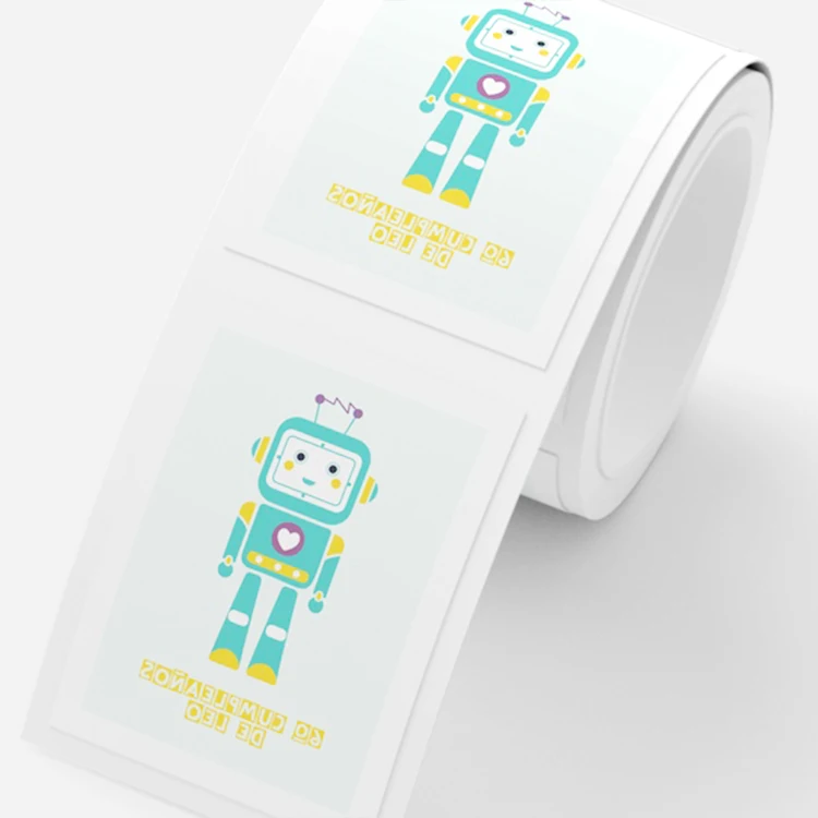Custom printed self-adhesive vinyl water proof bottle label candle label sticker