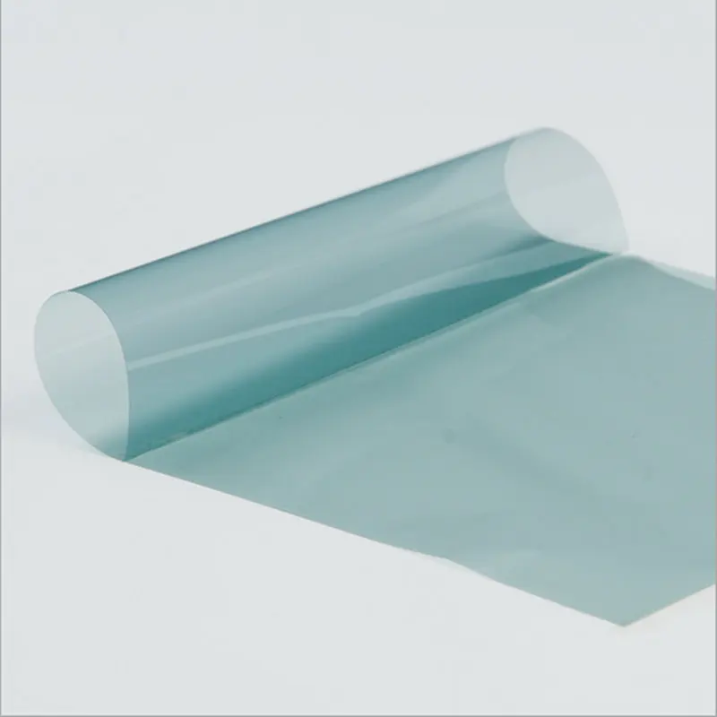 Manufacture factory Sun visor UV protection car sticker light blue VLT70% nano creamic window film decorative for car