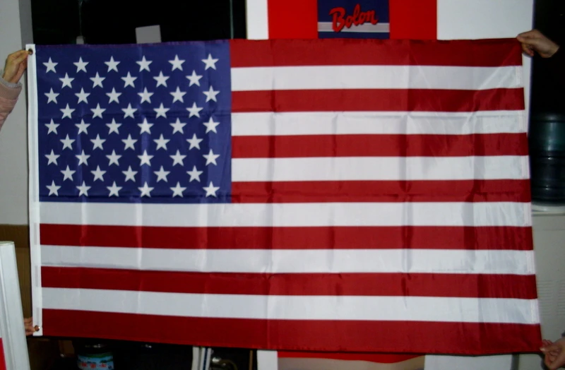 Factory Direct Superior Quality 100% polyester Custom Design Screen Printed USA American flag nylon flag