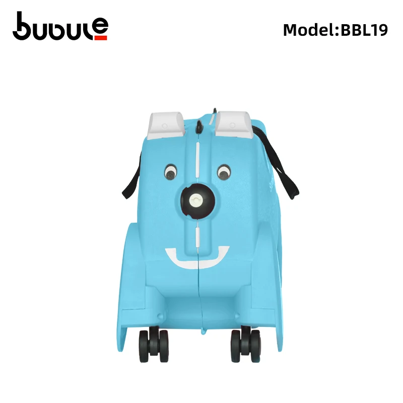 Carry on children luggage kids ride on suitcase PP hard 19 inch unisex cartoon design luggage