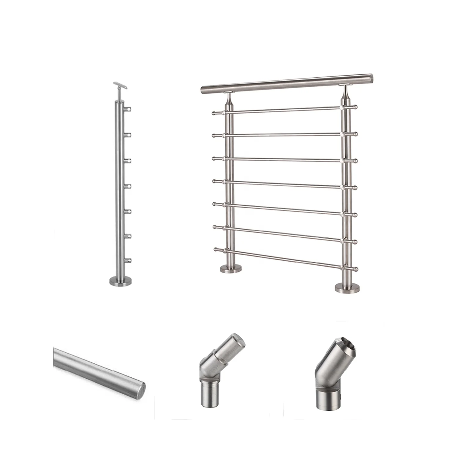 UNIKIM Modern Baluster Stair Industrial Internal Staircase Railing Designs
