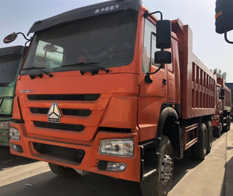 new used howo 6x4 used 8x4 12 tyres 420 hp side dump tipper truck dumper 420 hp price with crance