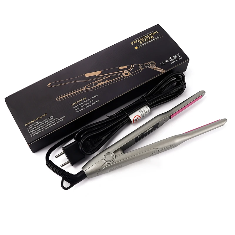 SPOHUI Custom LOGO Private Label Irons Professional NANO Steam Выпрямитель для волос плоский утюг