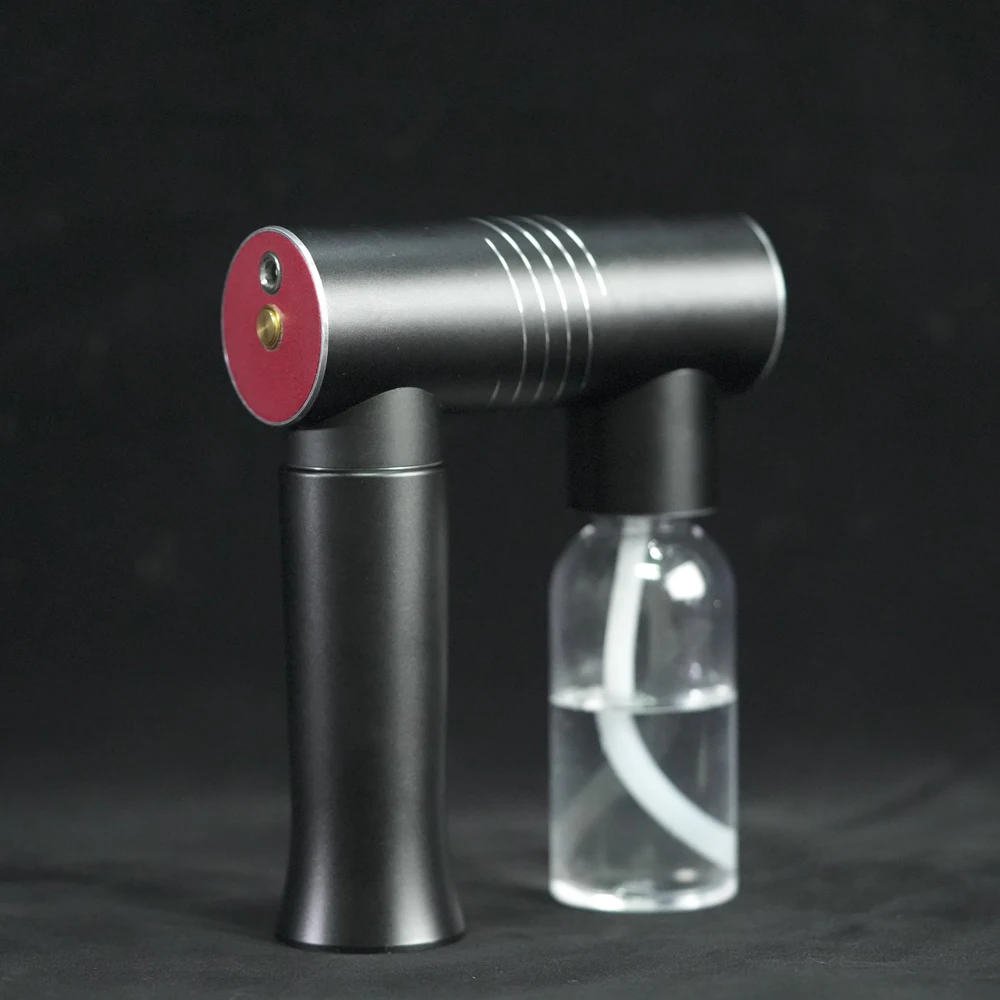
Blue Light Disinfect Rechargeable Automatic Spray Gun Nano Fog Sprayer Gun Mist Electric Portable Wireless Nano Spray Gun 