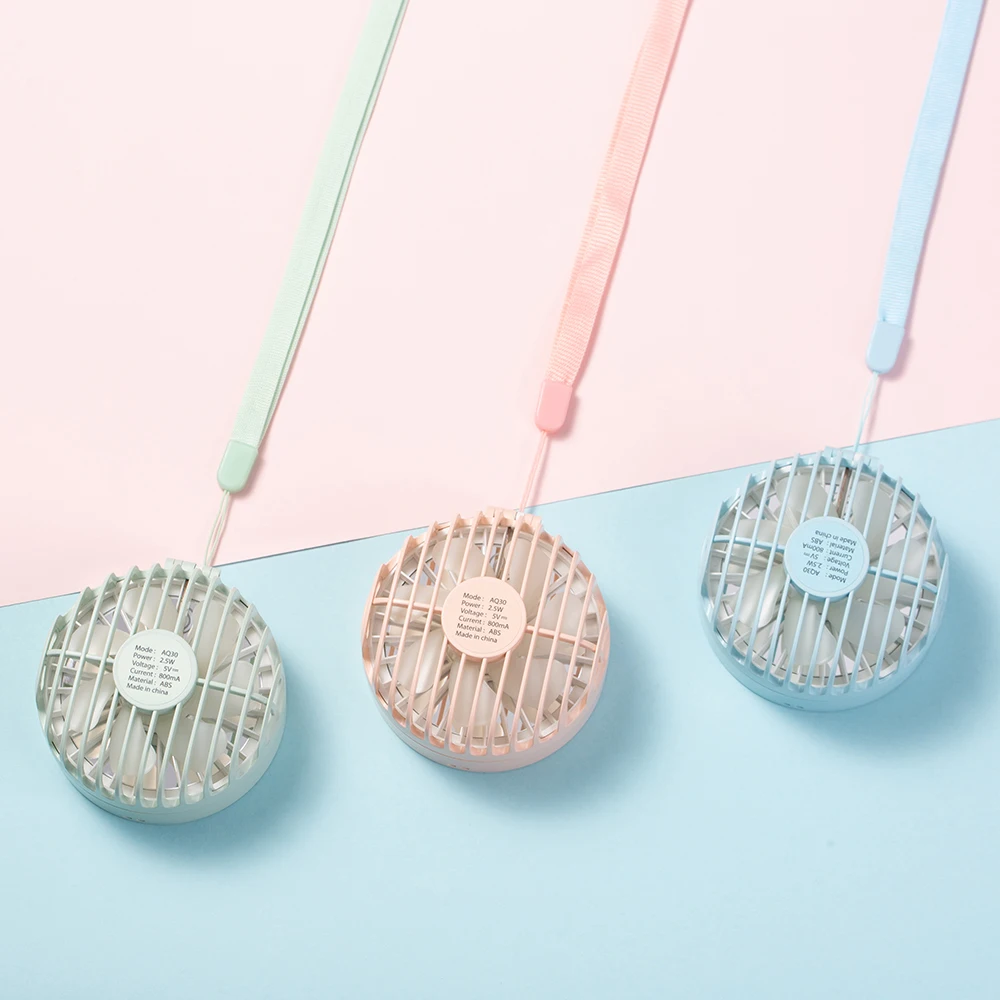 CYNRIN Usb Rechargeable  Led Cosmetic Mirror Fan New Portable Beauty Makeup Lash Mirror Cool Breez Pocket Fan