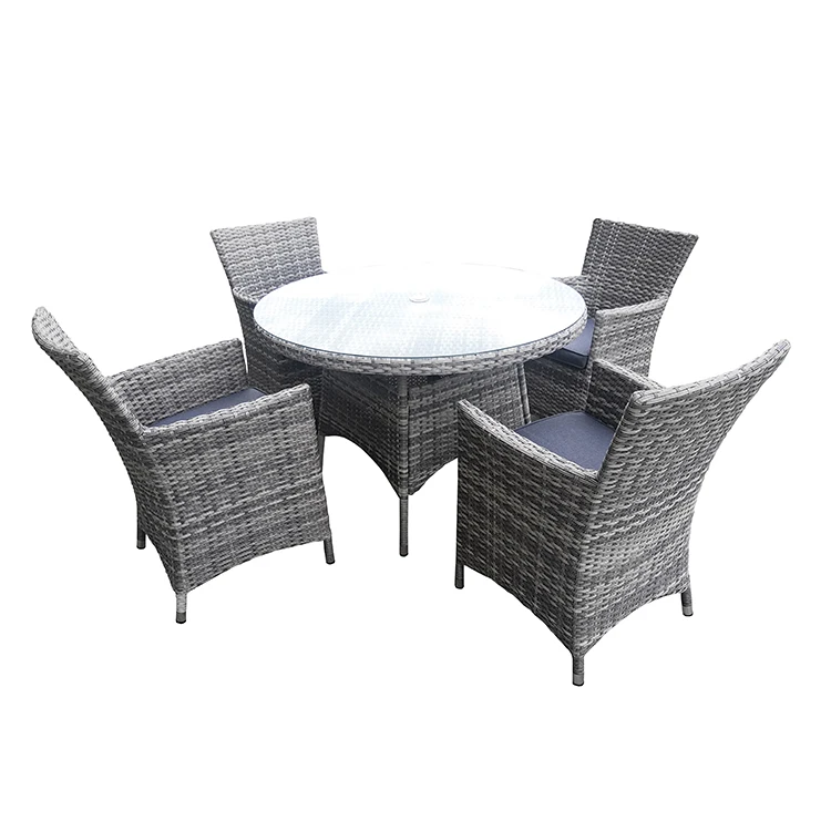 Обеденный стол и стулья, уличная мебель для патио, садовый стул, алюминиевый садовый обеденный стол, стул с зонтичным отверстием