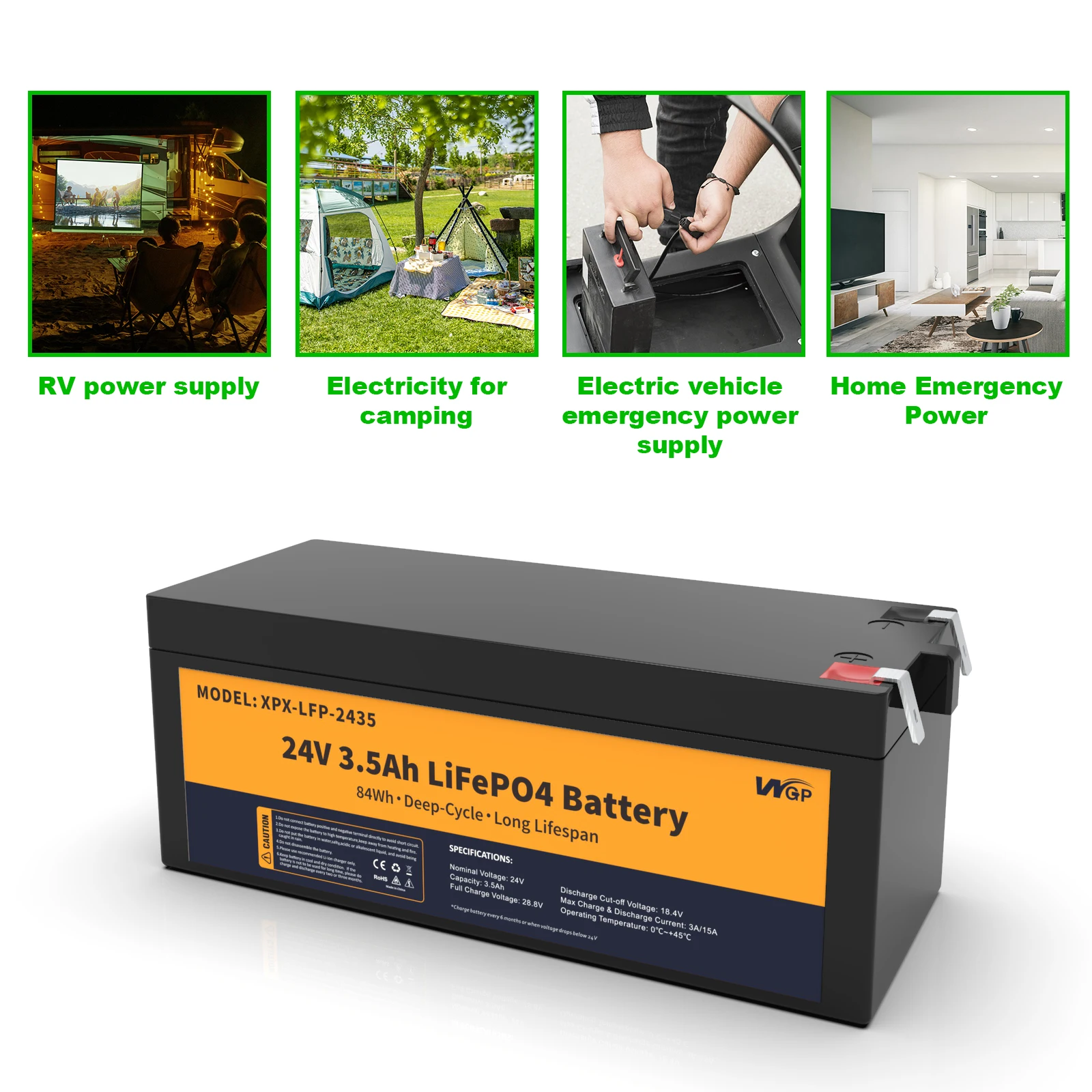 24V 3.5ah солнечные литий-ионные аккумуляторы 12V Lifepo4 аккумуляторная батарея литиевая