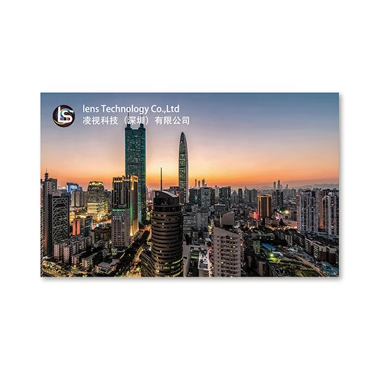 Custom printing lenticular business card with 3d holographic and flip effect